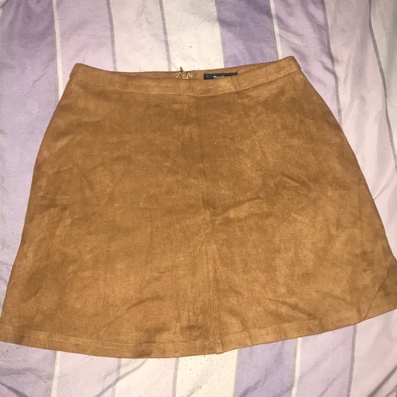 Suede skirt. Medium. - Picture 2 of 3